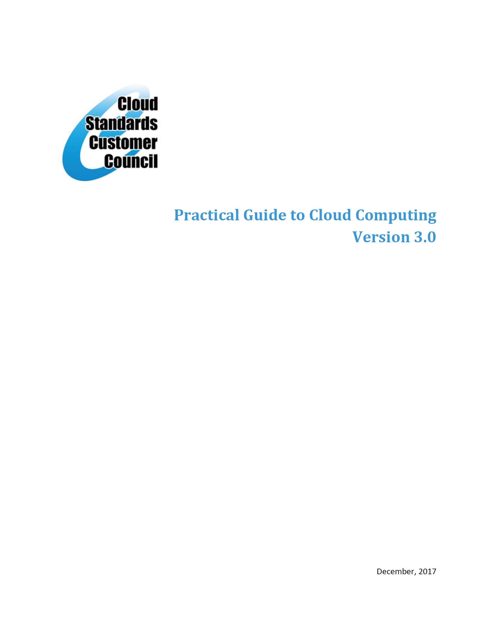 Practical Guide to Cloud Computing – CSCC, 2017