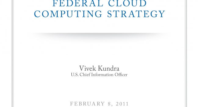 Federal Cloud Computing Strategy – CIO of USA